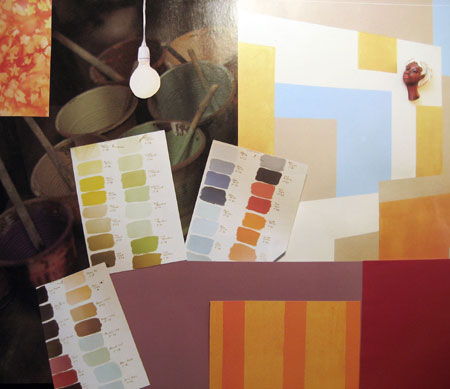 collage farbplanung