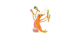 illustration happyshrimp lampe